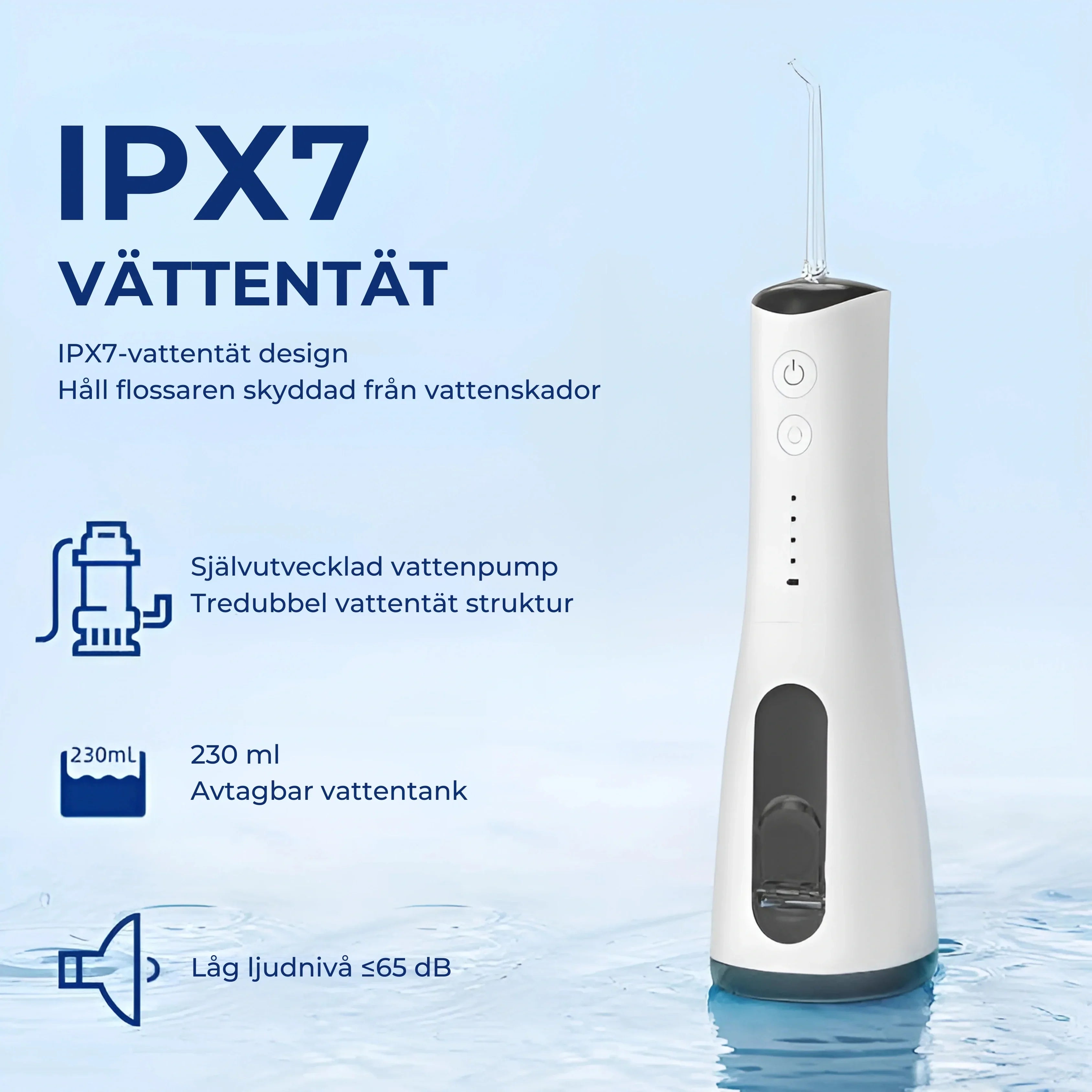 Dentivas Siillk Vattenflosser - Mellanrumsborstning Waterflooser